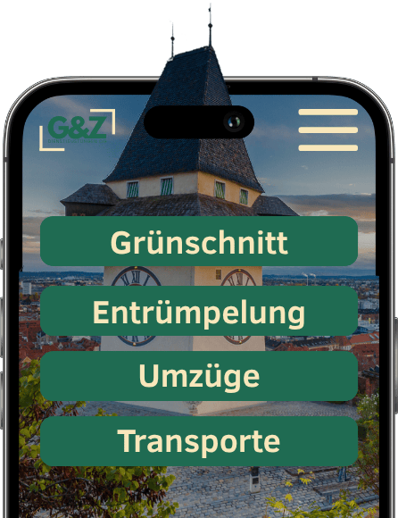 G&Z Dienstleistungen Footer Mockup